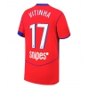 Paris Saint-Germain Vitinha #17 Tredjedrakt 2025-26 Kortermet